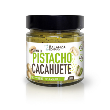 Crema natural de pistacho y cacahuete - 250g